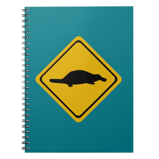 扁形道路標識 ノートブック (正面)