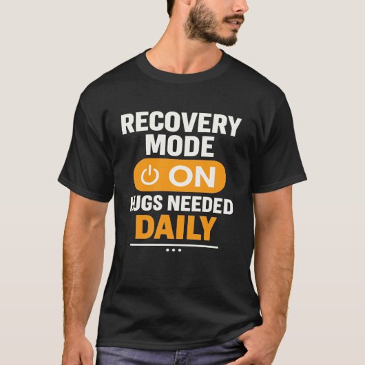 扁桃摘出術後の手術後の折れた足の手術 Tシャツ (正面)