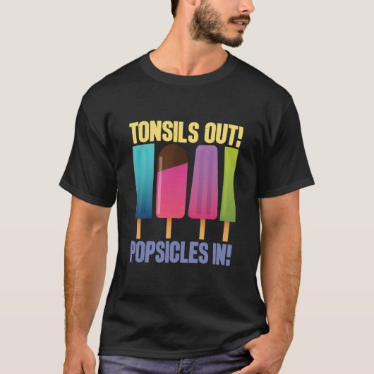 扁桃腺摘出ポッキリ入 Tシャツ (正面)