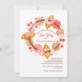 扇と花の招待状 招待状 (正面)