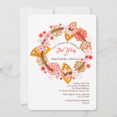 扇と花の招待状 招待状 (正面)