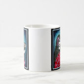 扇を持つ芸者 コーヒーマグカップ (中央)
