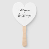 扇子を抱え結婚る ハンドファン (正面)