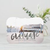 扇形卒業生 | 卒業お知らせカード 案内状 (スタンド正面)