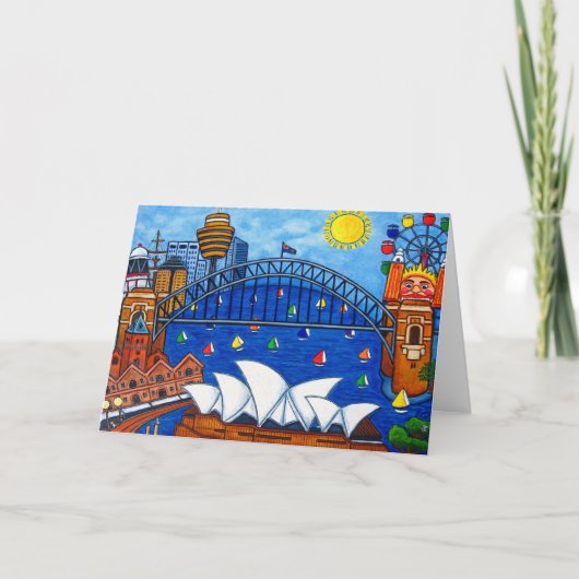 扇情的なシドニーの挨拶状 カード (正面)