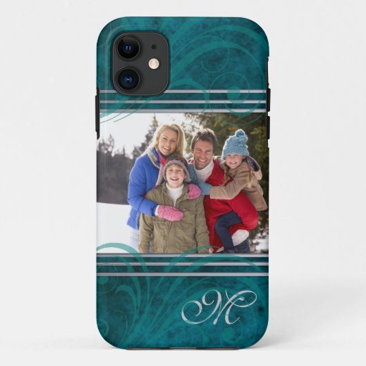 扇情的なティール(緑がかった色)のしゃれているな写真のIphone 5の場合 Case-Mate iPhoneケース (裏面)