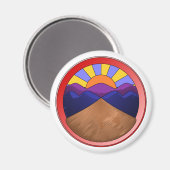 扇状地質 マグネット (正面/裏面)