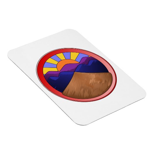 扇状地質 マグネット (右側)