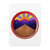 扇状地質 マグネット (縦)