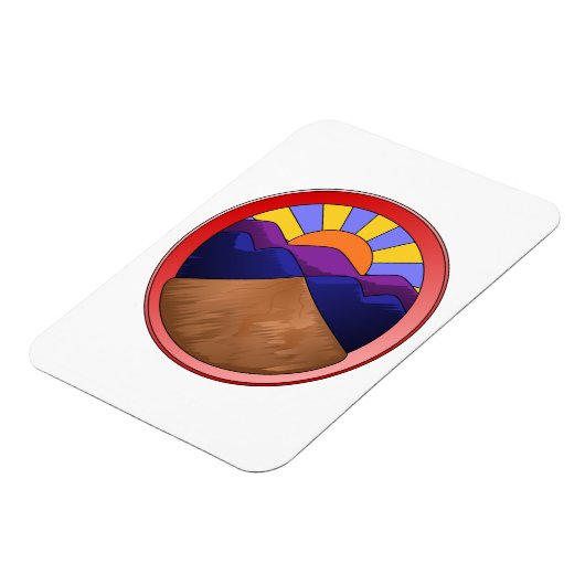 扇状地質 マグネット (左側)