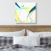 扇花IV キャンバスプリント (インサイチュ (寝室))