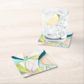 扇花IV スクエアペーパーコースター (インサイチュ)