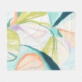 扇花IV フリースブランケット (正面(横))