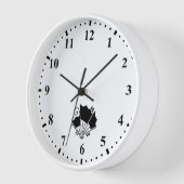 扇蝶 壁時計 (傾斜)