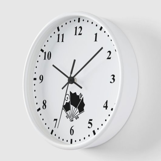 扇蝶 壁時計 (傾斜)