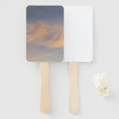 扇風機の上に浮かぶワイシの雲 ハンドファン (正面&裏面)