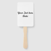 扇風機の上の穏やかな噴水 ハンドファン (裏面)