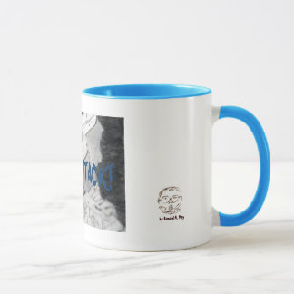 扇風機の子猫の攻撃の非芝生の芝刈り機のマグ マグカップ