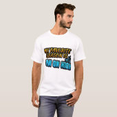 扇風機フルパワーで生きてる私が好き - 面白い Tシャツ (正面フル)