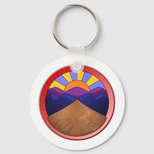 扇風機 – 地質ロゴ キーホルダー (裏面)