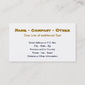 手おもしろい付けユーモアのある医 名刺 (裏面)