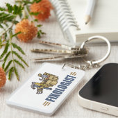 手おもしろい利 キーホルダー (正面右)