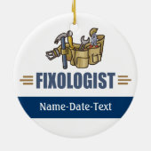 手おもしろい利 セラミックオーナメント (裏面)