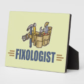 手おもしろい利 フォトプラーク (側面)