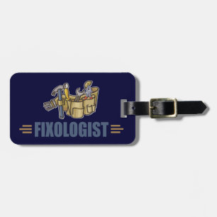 手おもしろい利 ラゲッジタグ