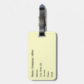 手おもしろい利 ラゲッジタグ (裏面縦)