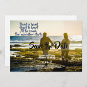 手および手 セーブザデート (正面/裏面)