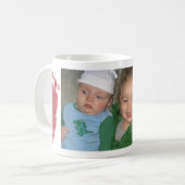 手および足のプリント コーヒーマグカップ (正面左)