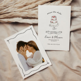 手お洒落予測できな引きさくらんぼケーキ結婚ー セーブザデート