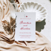 手お洒落予測できな引きさくらんぼスウィート結婚ズ 招待状