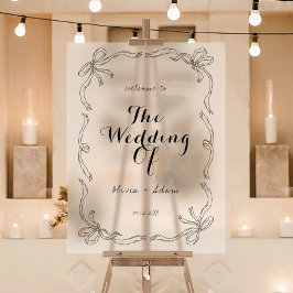 手お洒落予測できな引き弓ウェルカム アクリルサイン