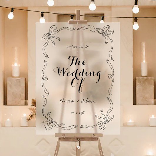 手お洒落予測できな引き弓ウェルカム アクリルサイン