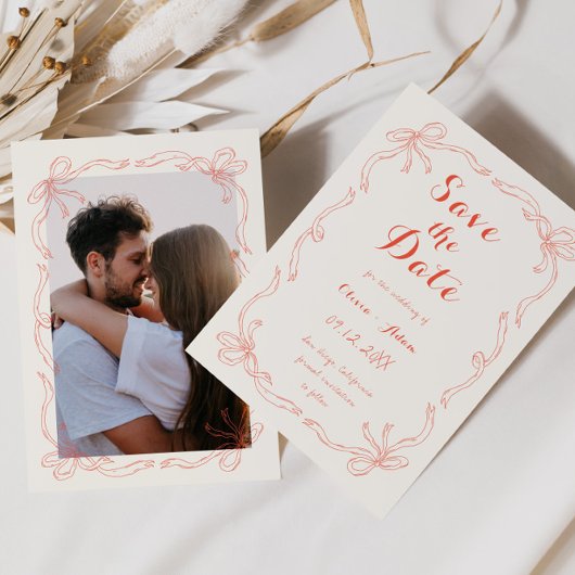 手お洒落予測できな引き弓オレンジ セーブザデート