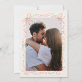 手お洒落予測できな引き弓オレンジ セーブザデート (裏面)