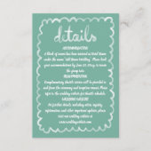 手お洒落図解入りの、写真付きのオリーブグリーン白フレーム エンクロージャーカード (正面)