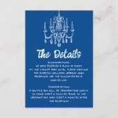 手お洒落図解入りの、写真付きの引きおもしろい結婚の情報 エンクロージャーカード (正面)