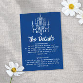 手お洒落図解入りの、写真付きの引きおもしろい結婚の情報 エンクロージャーカード