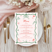 手お洒落引きおもしろいフランスのクリスマスディナー メニュー