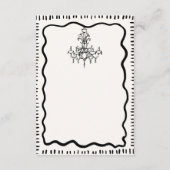 手お洒落引きおもしろい弓の結婚詳細 エンクロージャーカード (裏面)