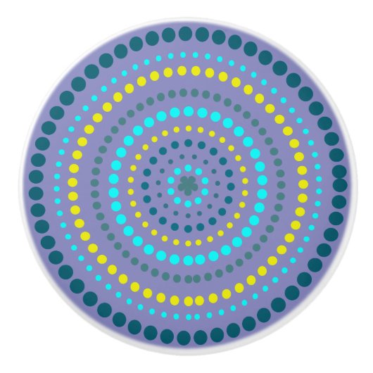 手お洒落引きカラフルデザインセラミック引き セラミックノブ (正面)