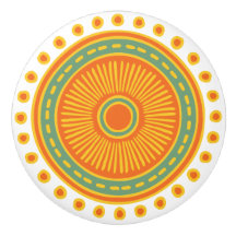 手お洒落引きカラフルデザインセラミック引き