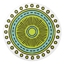 手お洒落引きカラフルデザインセラミック引き