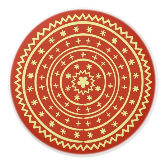 手お洒落引きカラフルデザインセラミック引き セラミックノブ (正面)