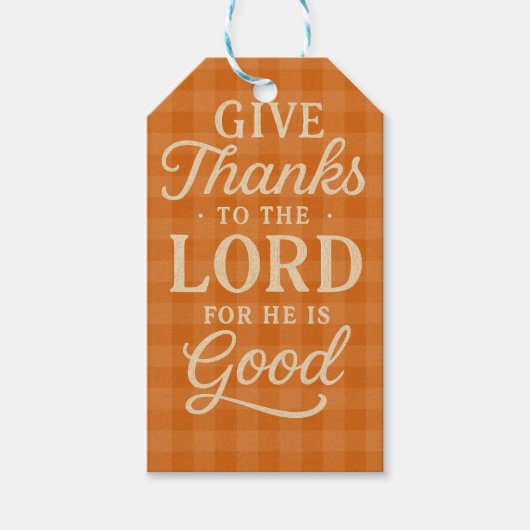 手お洒落引きチョークスタイルタイポグラフィ ギフトタグ (正面)