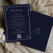 手お洒落引きドードルの結婚詳細カード 招待状