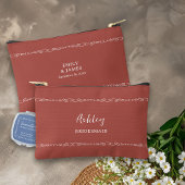 手お洒落引きドードル任意の色の花嫁メイド アクセサリーポーチ